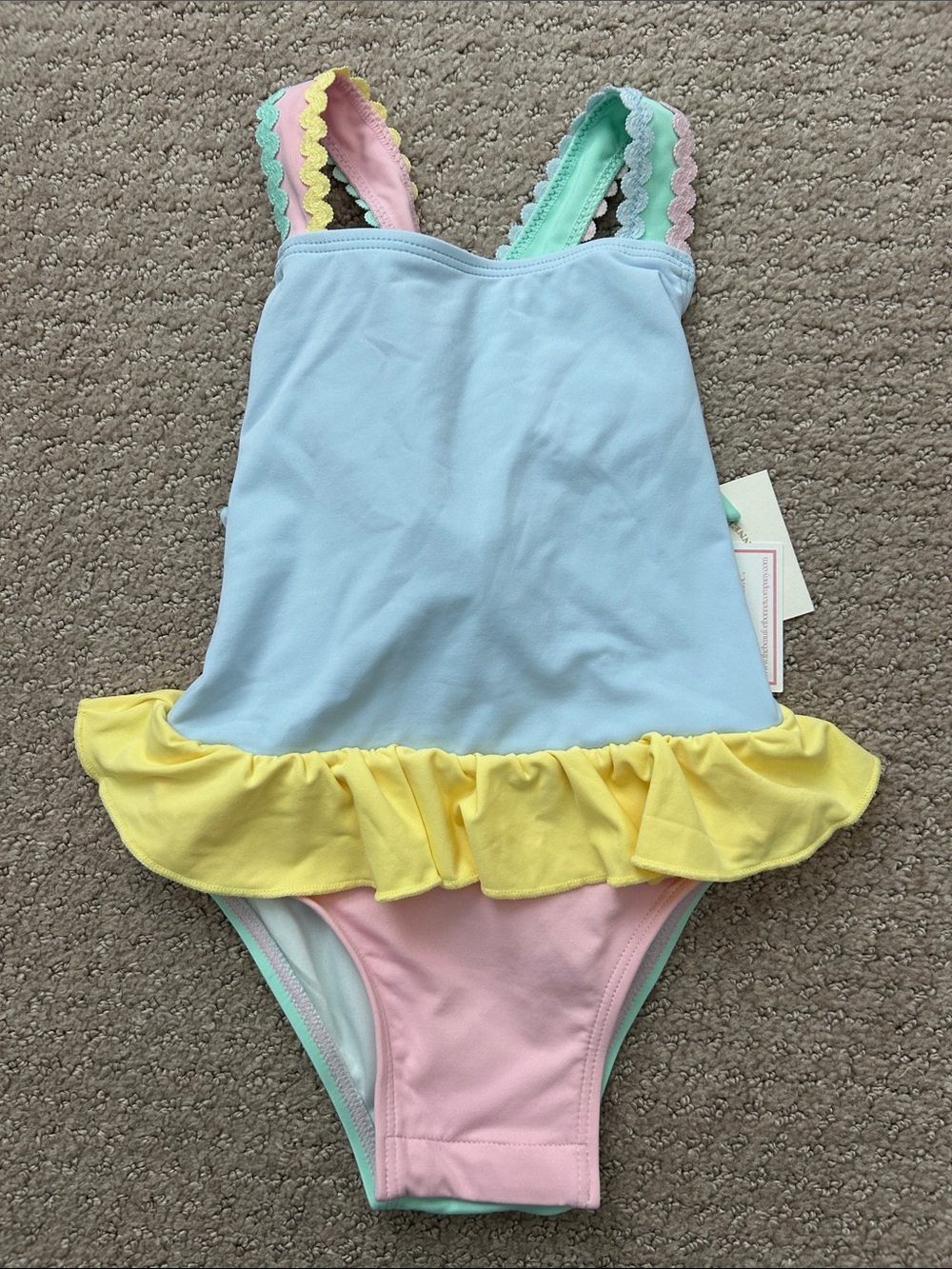 NWT Beaufort Bonnet Company Taylor Bay Bathing Suit - Preppy Pastels
